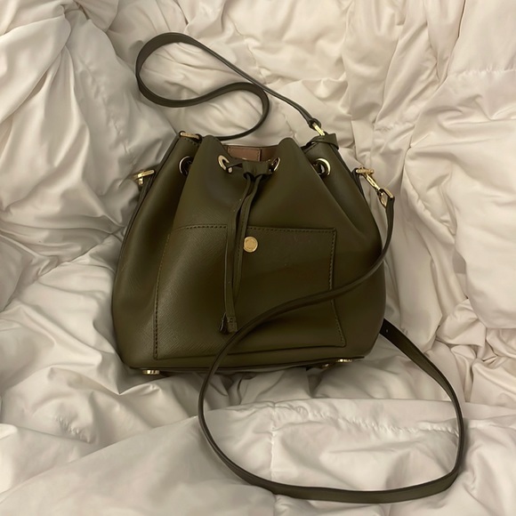 Michael Kors Bags Michael Kors Greenwich Olive Green Bucket Bag